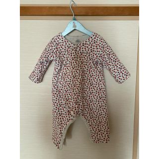 プチバトー(PETIT BATEAU)の【ふく様専用】プチバトー　秋冬ロンパース　6m/67㎝(ジャケット/上着)