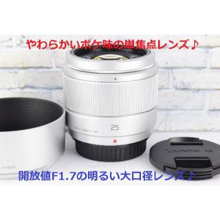 panasonic g 25 1.7の通販 400点以上 | フリマアプリ ラクマ