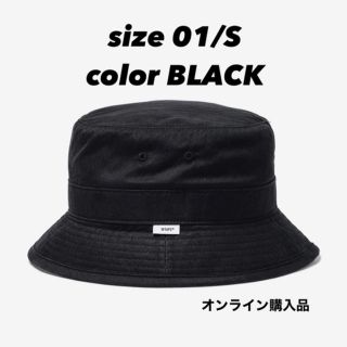 ダブルタップス(W)taps)のWTAPS BUCKET HAT 01 BLACK バケハ バケットハット(ハット)