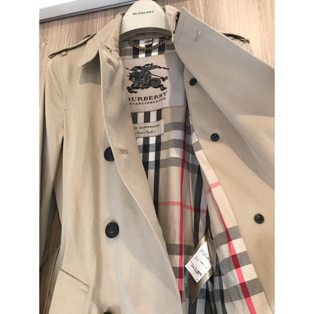 大人気新品 BURBERRY ベージュ ミュウ バーバリー トレンチコート 梅田
