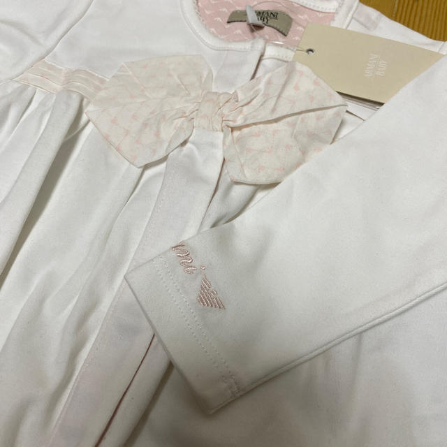 Armani(アルマーニ)のSaaayooo様専用　新品　タグ付き　アルマーニベビー　ロンパース キッズ/ベビー/マタニティのベビー服(~85cm)(ロンパース)の商品写真