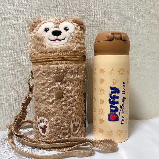 Disney(ディズニー)のダッフィー　and カバー　ボトル　450ml(単品のみ) キッズ/ベビー/マタニティの授乳/お食事用品(水筒)の商品写真