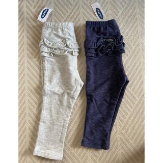 オールドネイビー(Old Navy)の【新品未使用】OLD NAVY フリルレギンス　18-24m(パンツ/スパッツ)