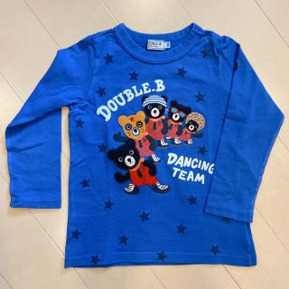 ダブルビー(DOUBLE.B)のリモコン様専用♪ダブルビー　ロンT  ブルー　100サイズ(Tシャツ/カットソー)