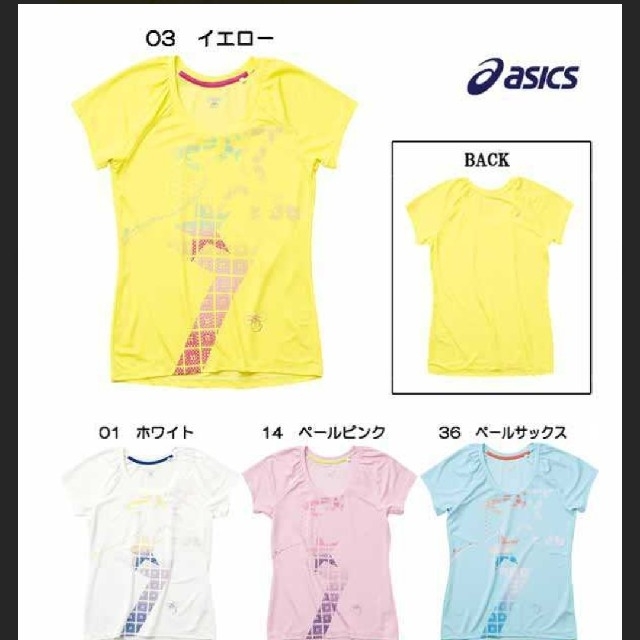 asics(アシックス)のアシックス　レディースＴシャツ レディースのトップス(Tシャツ(半袖/袖なし))の商品写真