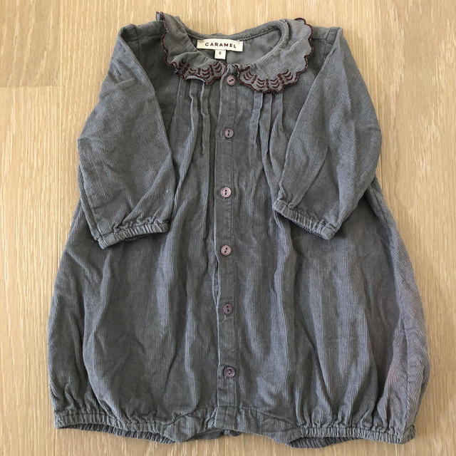 Caramel baby&child (キャラメルベビー&チャイルド)の難あり　caramel 6m ロンパース キッズ/ベビー/マタニティのベビー服(~85cm)(ロンパース)の商品写真