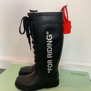 オフホワイト(OFF-WHITE)のOFF-White レインブーツ　防寒にも‼️(レインブーツ/長靴)