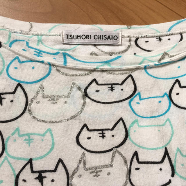 TSUMORI CHISATO(ツモリチサト)のツモリチサト　大きめネコTシャツ レディースのトップス(Tシャツ(半袖/袖なし))の商品写真