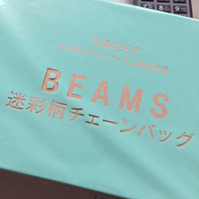 BEAMS(ビームス)のBEAMS 迷彩柄チェーンバッグ エンタメ/ホビーの雑誌(ファッション)の商品写真