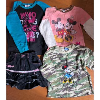 ディズニー(Disney)の値下げ♡Disney♡まとめ売り　子ども服　女の子　100㎝　110㎝　120㎝(Tシャツ/カットソー)