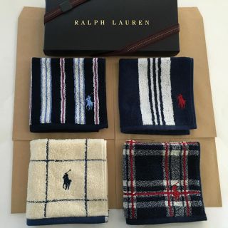 ラルフローレン(Ralph Lauren)のセール♪ギフト♡ラルフ タオルハンカチ(ハンカチ/ポケットチーフ)