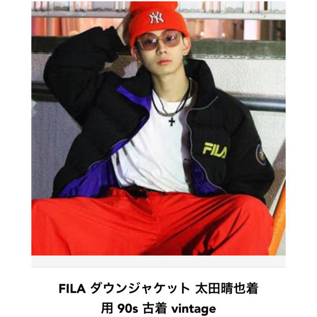 FILA(フィラ)のFILA 太田晴也さん着用 90s  ダウンジャケット　ヴィンテージ　 メンズのジャケット/アウター(ダウンジャケット)の商品写真