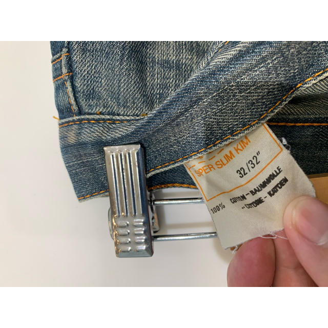 Nudie Jeans(ヌーディジーンズ)のヌーディジーンズ 32 インディゴ　デニム ジーンズ Lee リーバイス 好きに メンズのパンツ(デニム/ジーンズ)の商品写真