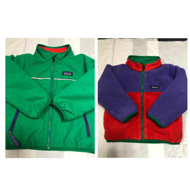 patagonia(パタゴニア)の専用です。Patagonia リバーシブルアウター 18m キッズ/ベビー/マタニティのベビー服(~85cm)(ジャケット/コート)の商品写真