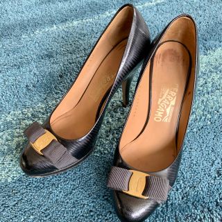 フェラガモ(Ferragamo)のフェラガモ　パンプス　24.5cm  ヒール11cm(ハイヒール/パンプス)