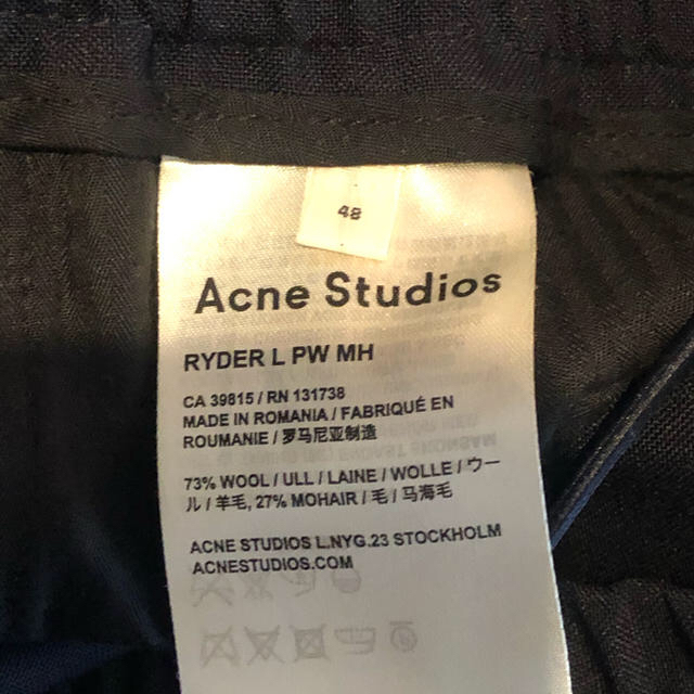 ACNE(アクネ)のAcne Studios アクネストゥディオズ Ryder L Wool 48 メンズのパンツ(スラックス)の商品写真