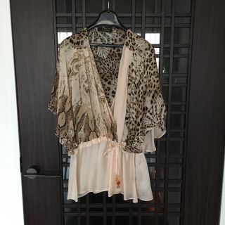 ロベルトカヴァリ(Roberto Cavalli)のロベルトカバリ🌼シレクブラウス(シャツ/ブラウス(半袖/袖なし))