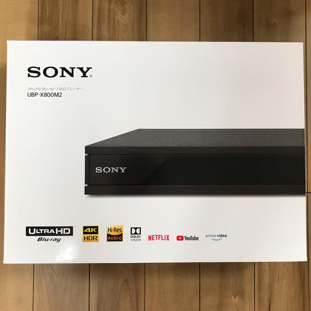 UBP-X800M2　SONY　Ultra HD ブルーレイ/DVDプレーヤーDVDプレイヤー