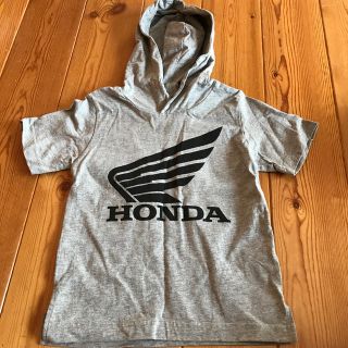 ジーユー(GU)のみぽりん様専用未使用　GU HONDA グレーの半袖パーカー　(Tシャツ/カットソー)