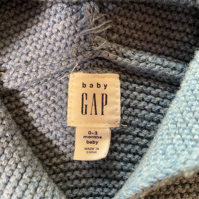 babyGAP(ベビーギャップ)のSaa様専用　baby GAP耳くまカーディガン キッズ/ベビー/マタニティのベビー服(~85cm)(カーディガン/ボレロ)の商品写真