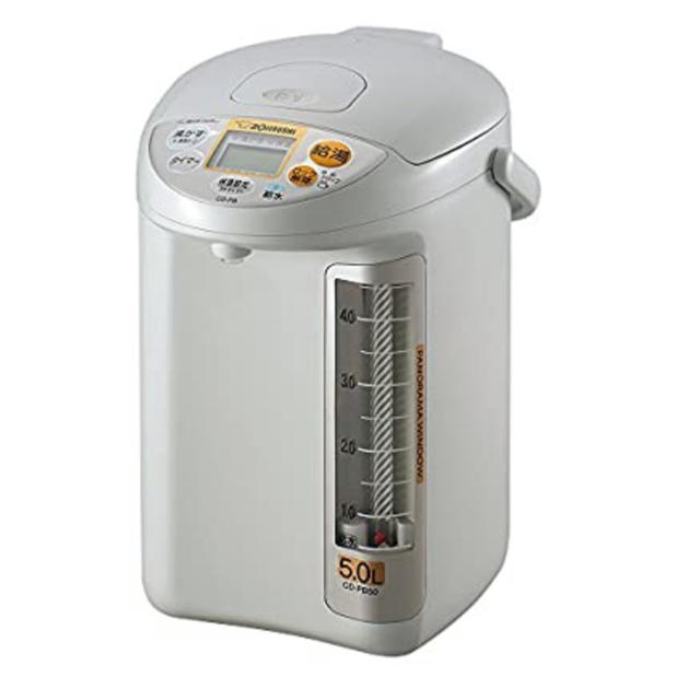 生活家電象印 ZOJIRUSHI 電気ポット 大容量 5L グレー