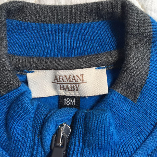 ARMANI JUNIOR(アルマーニ ジュニア)のゆう様専用◆アルマーニベビー　スウェット　カーディガン　ブルゾン キッズ/ベビー/マタニティのベビー服(~85cm)(カーディガン/ボレロ)の商品写真