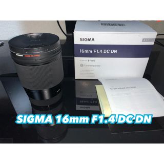 シグマ(SIGMA)の美品 SIGMA シグマ 16mm F1.4 DC DN Eマウント APS-C(レンズ(単焦点))