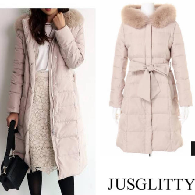 ✧︎ JUSGLITTY ダウンコート ジャスグリッティーダウンコート