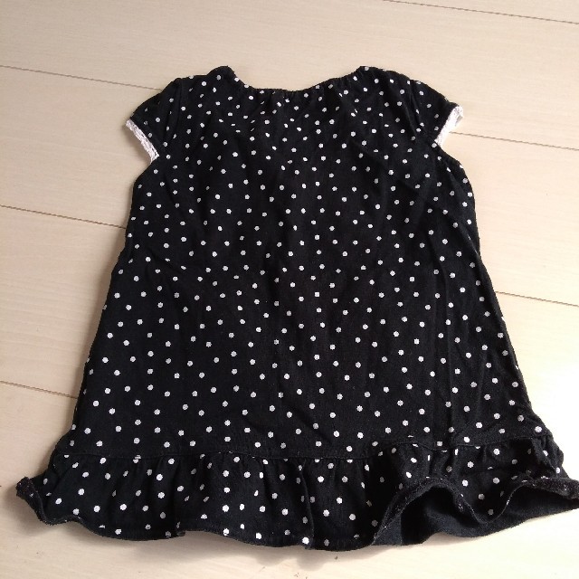 3can4on 子供服 女の子 ワンピース 黒 90 3can4on ドット柄 水玉の通販 By ホットココア S Shop サンカンシオンならラクマ