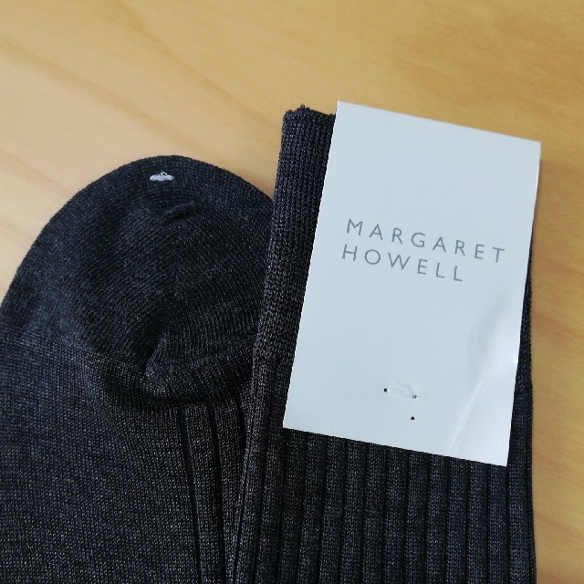 MARGARET HOWELL(マーガレットハウエル)の未使用マーガレットハウエル/シルクコットン混ソックス レディースのレッグウェア(ソックス)の商品写真