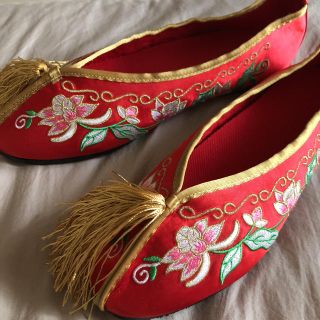 CITYSHOP VINTAGE TASSEL CHINA shoes ⭐️(バレエシューズ)