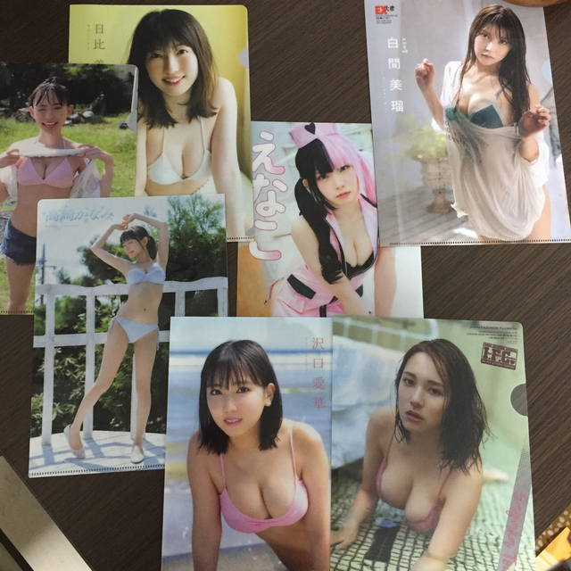 付録 アイドルクリアファイル7枚セット エンタメ/ホビーのタレントグッズ(アイドルグッズ)の商品写真