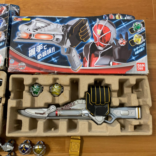木造 バンダイ仮面ライダーウィザード変身ベルトandソードガン さじっ