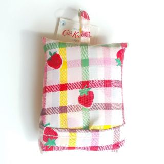 キャスキッドソン(Cath Kidston)の新品・キャスキッドソン エコバッグ いちご柄(エコバッグ)