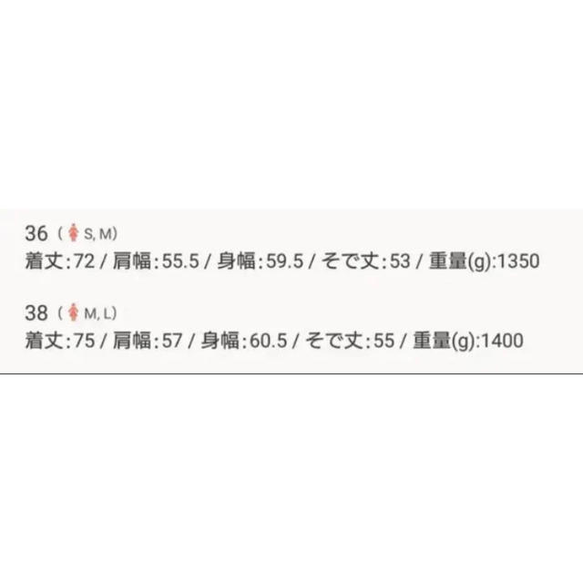 ★新品未使用★ナノユニバース×秋元梢×西川ダウン サイズ38 メンズ/レディース 3
