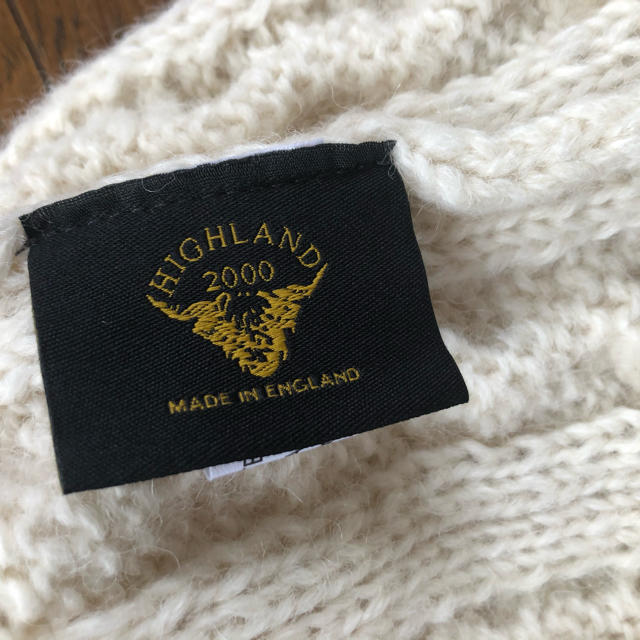 UNITED ARROWS(ユナイテッドアローズ)のHIGHLAND2000 ニットキャップ (色:アイボリー) レディースの帽子(ニット帽/ビーニー)の商品写真