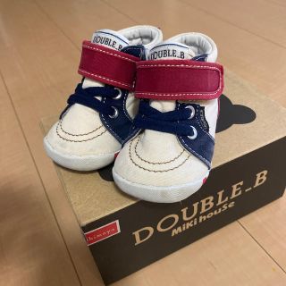 ダブルビー(DOUBLE.B)のミキハウス　ダブルビーベビーシューズ　12cm(スニーカー)