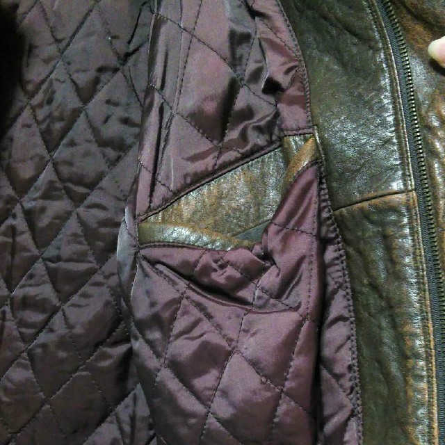 本革 フライトジャケット レザージャケット メンズのジャケット/アウター(ライダースジャケット)の商品写真
