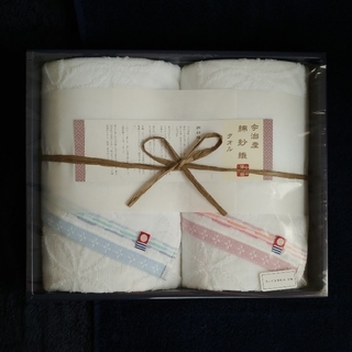イマバリタオル(今治タオル)の今治綿紗織　フェイスタオル２枚セット(タオル/バス用品)