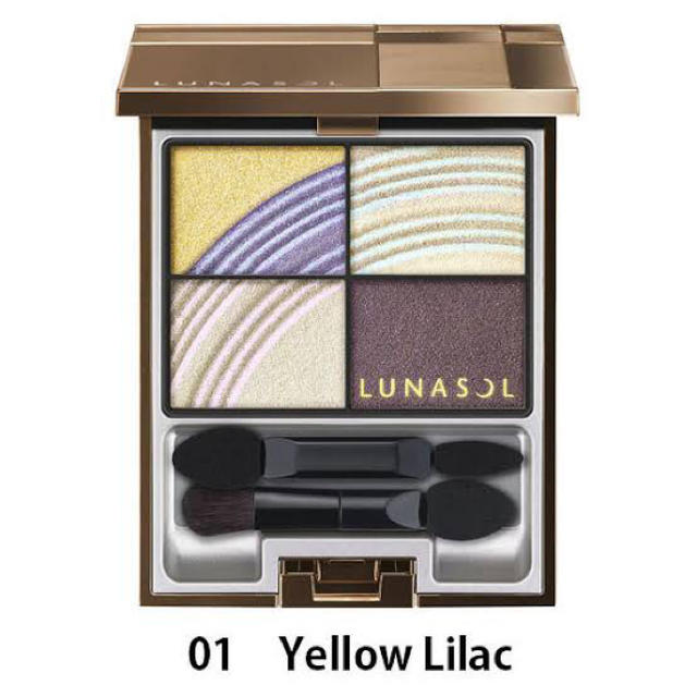 LUNASOL(ルナソル)の新品&匿名★LUNASOL カラフルスカイアイズ 01Yellow Lilac コスメ/美容のベースメイク/化粧品(アイシャドウ)の商品写真