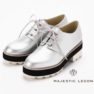 マジェスティックレゴン(MAJESTIC LEGON)のamelier MAJESTICLEGON新品未使用 バイカラーソールシューズL(ローファー/革靴)