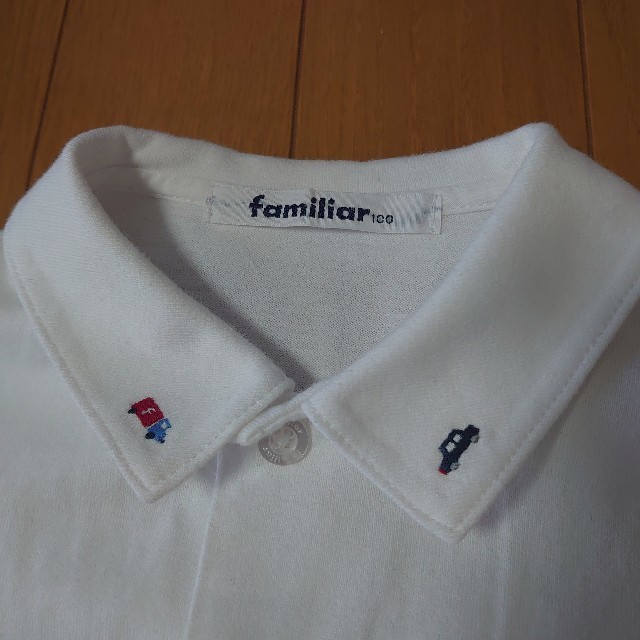 familiar(ファミリア)のファミリア familiar ブラウス 男の子 100cm キッズ/ベビー/マタニティのキッズ服男の子用(90cm~)(ブラウス)の商品写真