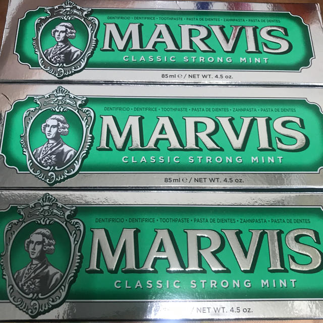 MARVIS(マービス)の新品　MARVIS正規品　85ml ３本 コスメ/美容のオーラルケア(歯磨き粉)の商品写真