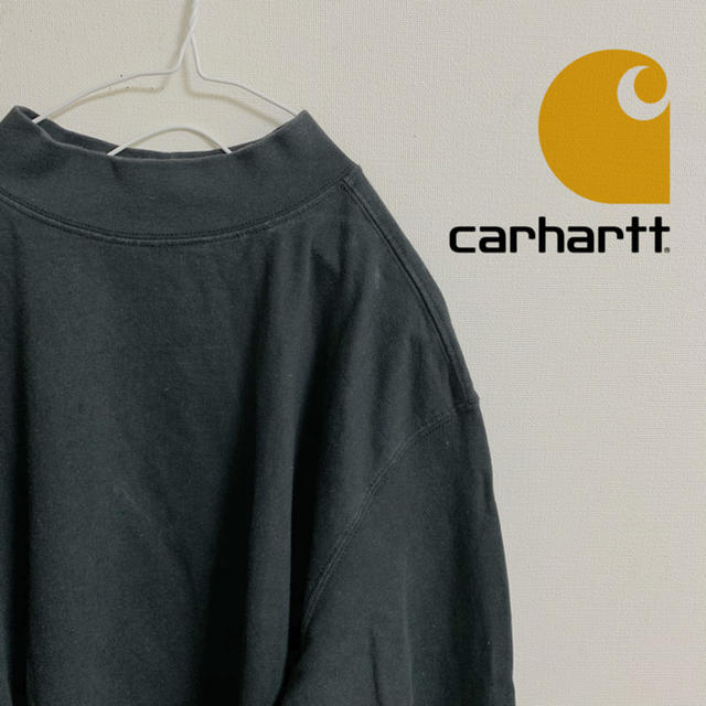 carhartt(カーハート)のCarhartt ハイネック ブラック ロンＴ メンズのトップス(Tシャツ/カットソー(七分/長袖))の商品写真