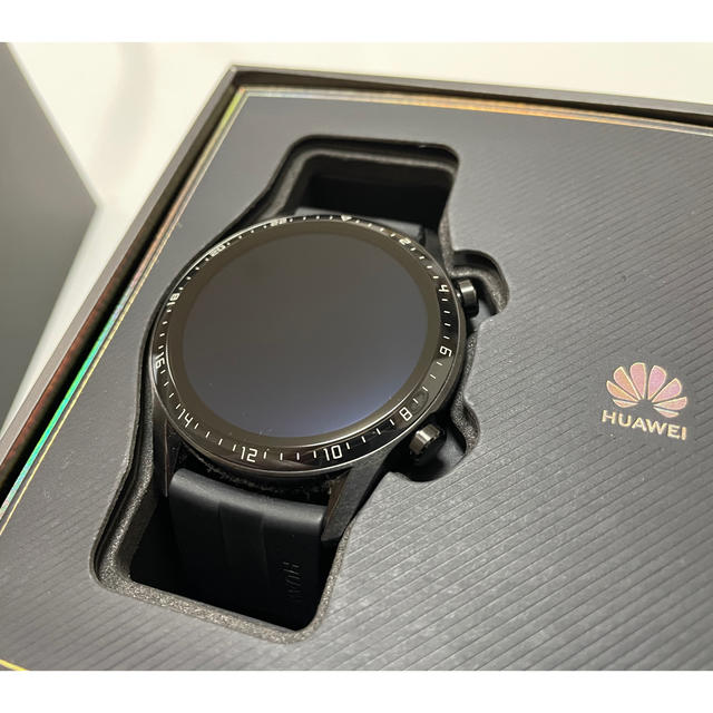 ANDROID(アンドロイド)のHUAWEI Watch GT2 46㎜　マットブラック メンズの時計(腕時計(デジタル))の商品写真