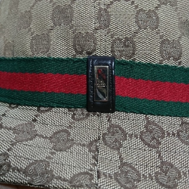 Gucci(グッチ)のGUCCI ハット  GG柄   Mサイズ レディースの帽子(ハット)の商品写真