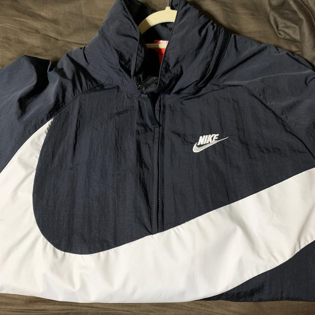 NIKE BIG SWOOSH  ANORAK JACKET BLACK 1