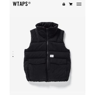 ダブルタップス(W)taps)のWTAPS peddler VEST NYCO.TWILL 黒 新品未使用 L(ダウンベスト)