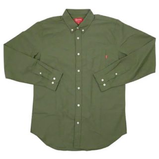 シュプリーム(Supreme)のSupreme Oxford shirt オックスフォードシャツ タグ付 緑 S(シャツ)