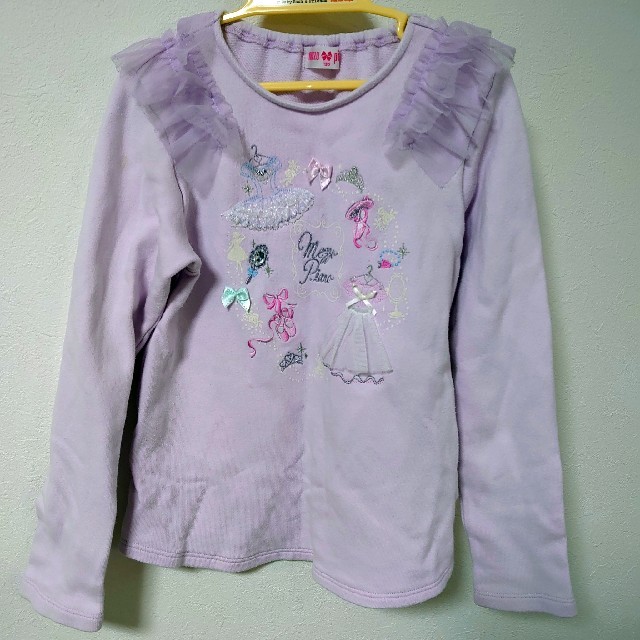 mezzo piano(メゾピアノ)のメゾピアノ mezzopiano トレーナー 130cm キッズ/ベビー/マタニティのキッズ服女の子用(90cm~)(Tシャツ/カットソー)の商品写真